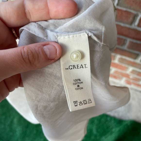 NWT THE GREAT.||
The Moonstone gathered floral-print cotton midi dress, Size Xs - Picture 7 of 8